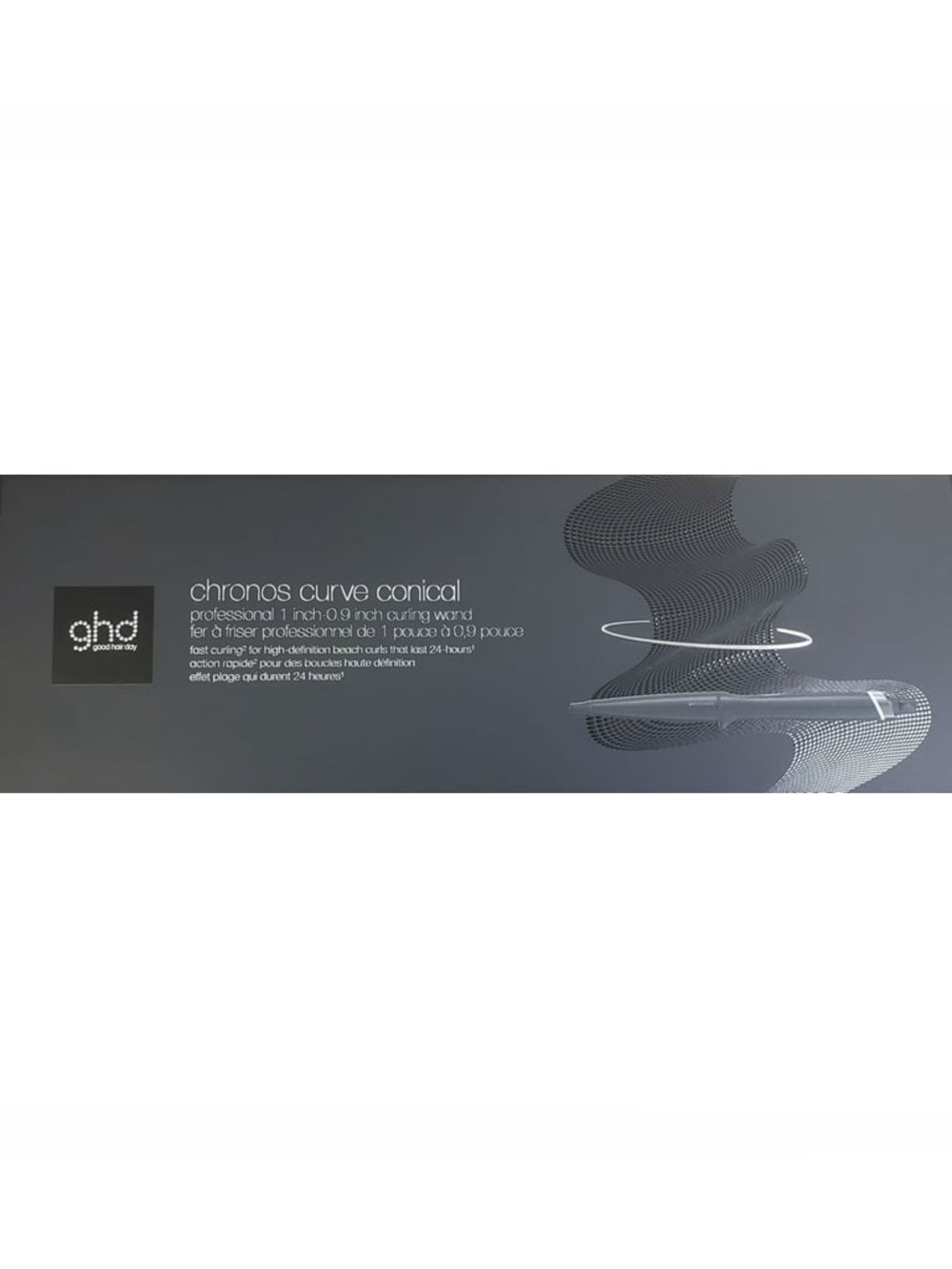 GHD Chronos Curve Conical 1" Curling Wand NWT